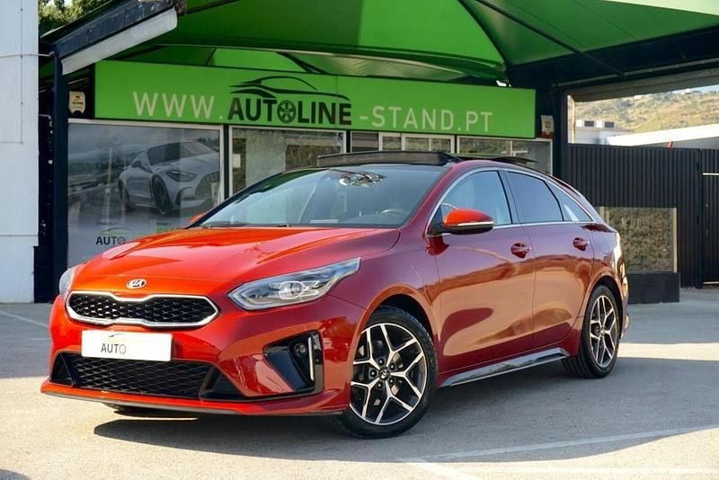 Vermelho Usado 2019 Kia Ceed GT GT-Line Carrinha | € 17.900 (Preço justo) - Imagem 1/4