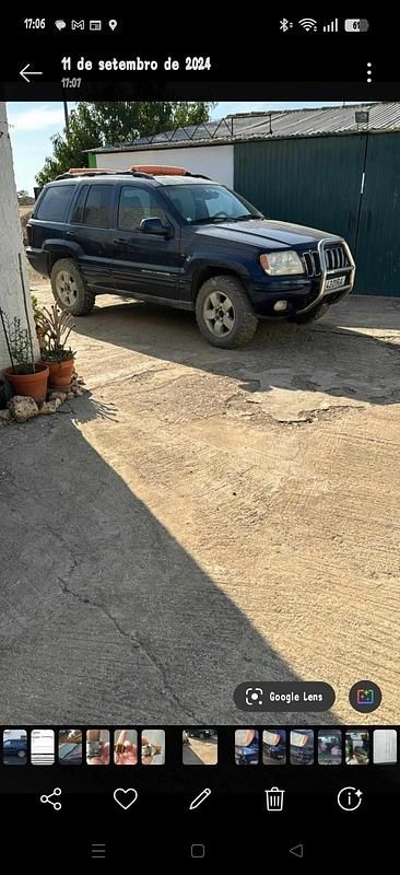 Usado Jeep Grand Cherokee 140 HP (102 kW) 2001 Azul SUV