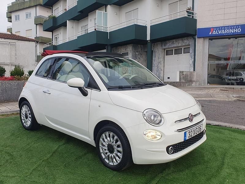 Branco Usado 2019 Fiat 500C Lounge Cabrios | € 12.950 (Preço justo) - Imagem 1/4