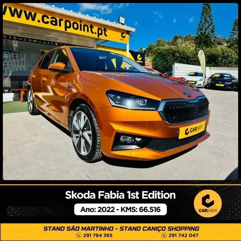 Usado Skoda Fabia 110 HP (80 kW) 2022 Laranja Citadino