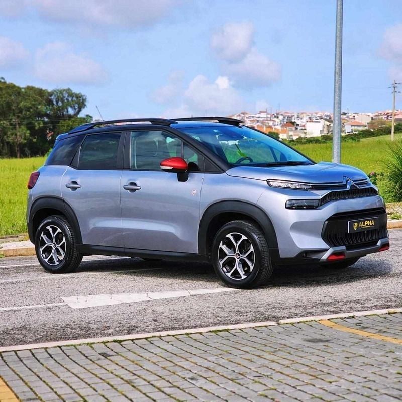 Cinzento Usado 2022 Citroën C3 Aircross PureTech SUV | € 15.490 (Bom preço) - Imagem 1/4