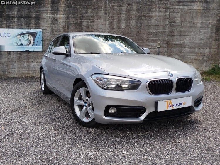 Cinza Usado 2015 BMW 116 Sport Line Citadino | € 12.999 (Preço justo) - Imagem 1/1