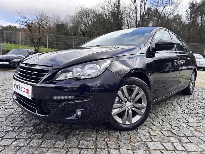 Usado Peugeot 308 SW 120 HP (88 kW) 2015 Azul Carrinha