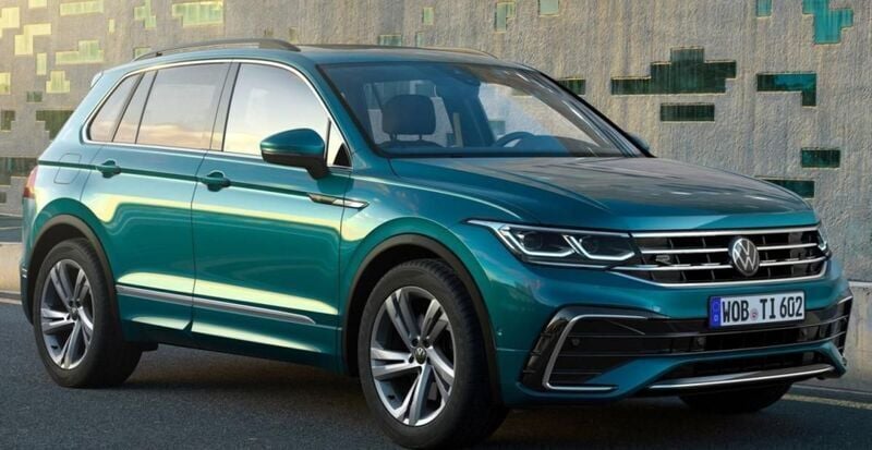 Usado VW Tiguan Life 245 HP (180 kW) 2021 Cinzento SUV