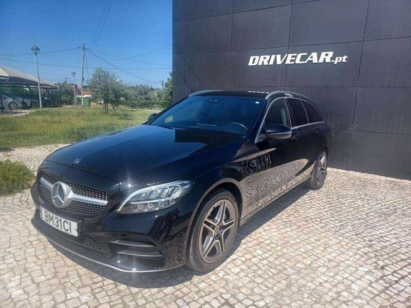 Preto Usado 2019 Mercedes C300e AMG line Carrinha | € 27.980 - Imagem 1/4