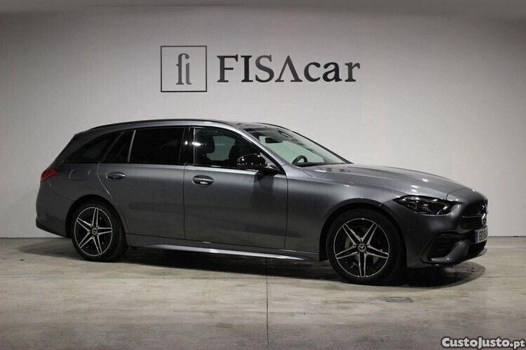 Cinza Usado 2023 Mercedes C300e AMG line Carrinha | € 55.900 - Imagem 1/1