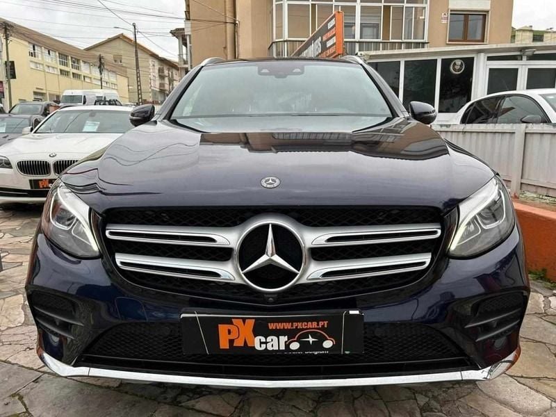 Azul Usado 2018 Mercedes GLC220 SUV | € 36.900 (Preço elevado) - Imagem 1/4