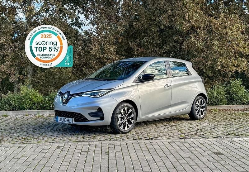 Cinza Usado 2021 Renault Zoe LIMITED Citadino | € 18.900 (Preço justo) - Imagem 1/4