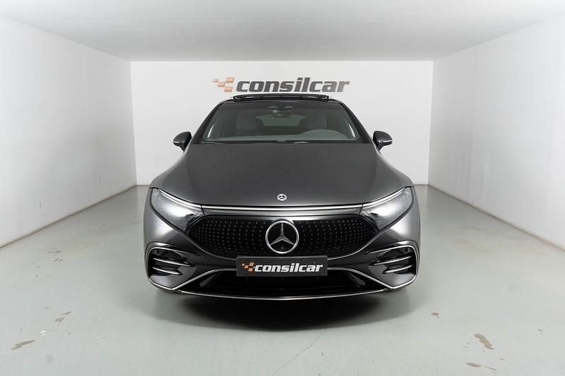 Cinza Novo 2025 Mercedes EQS450+ AMG Citadino | € 79.980 - Imagem 1/4