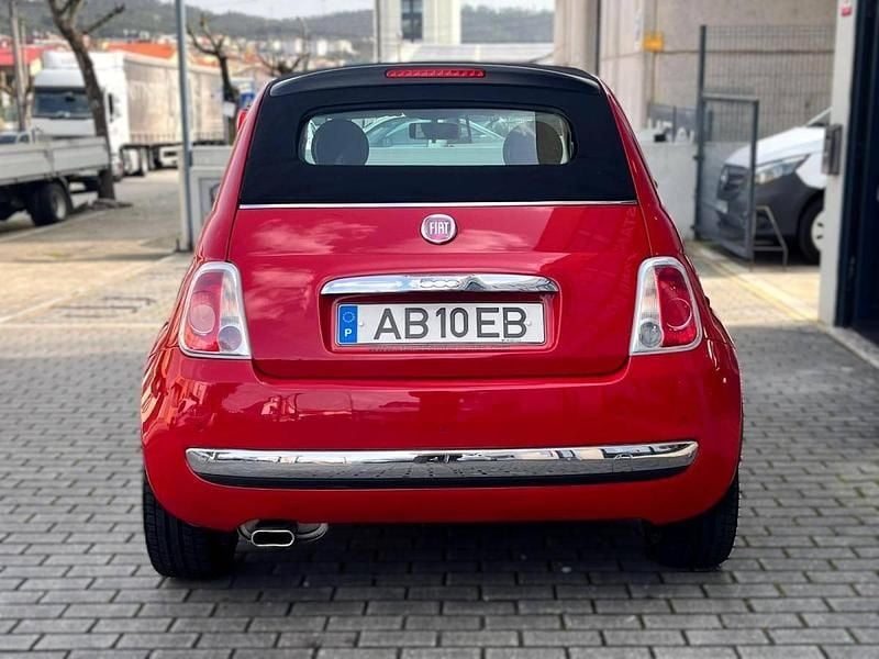 Usado Fiat 500C Lounge 69 HP (50 kW) 2014 Vermelho Cabrios