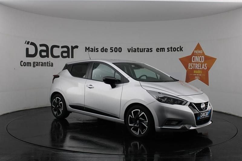 Cinzento Usado 2022 Nissan Micra Acenta Citadino | € 15.499 (Bom preço) - Imagem 1/4