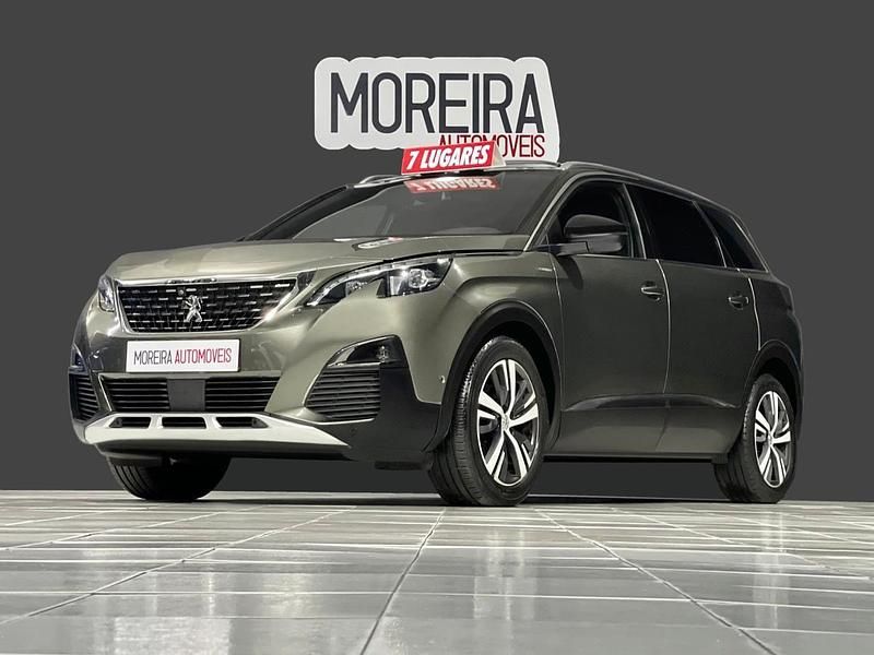 Cinza Usado 2017 Peugeot 5008 GT-line Monovolume | € 21.499 (Preço justo) - Imagem 1/4