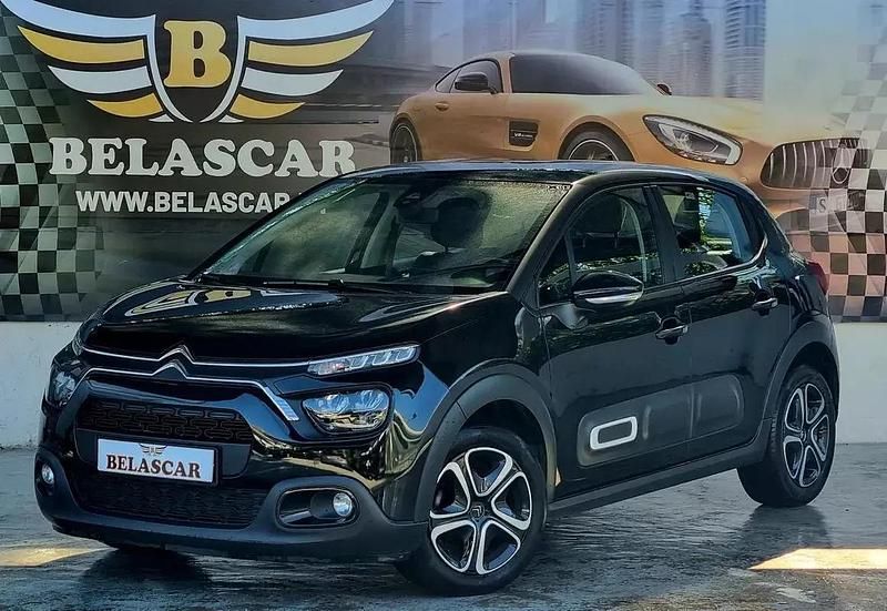 Preto Usado 2021 Citroën C3 Feel Citadino | € 11.500 (Preço justo) - Imagem 1/4