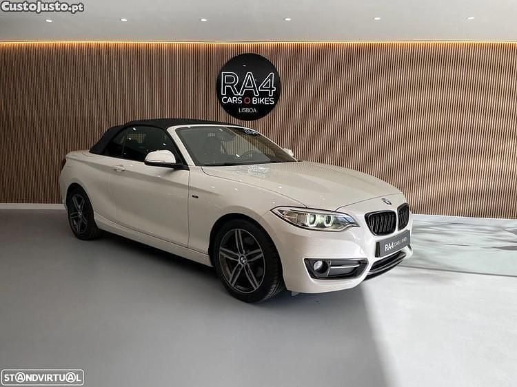 Branco Usado 2015 BMW 220 Sport Line Cabrios | € 22.900 (Preço justo) - Imagem 1/1