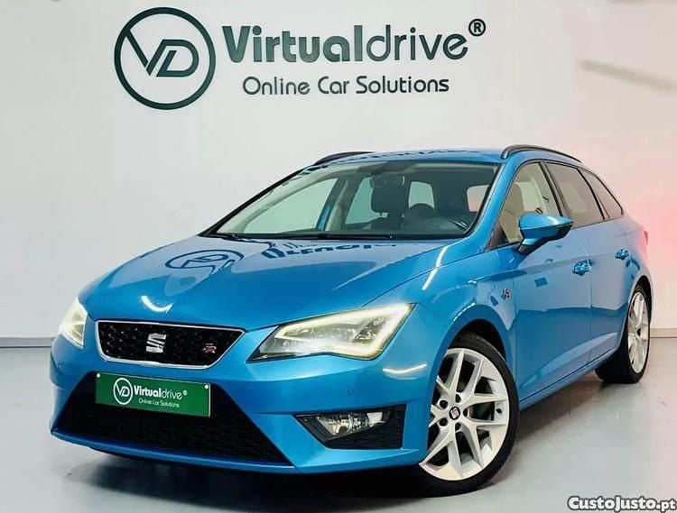 Azul Usado 2016 Seat Leon FR Sedan | € 12.750 (Bom preço) - Imagem 1/1