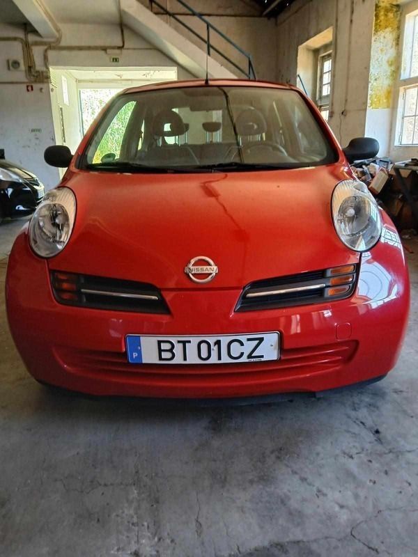 Vermelho Usado 2004 Nissan Micra Citadino | € 3.650 - Imagem 1/2