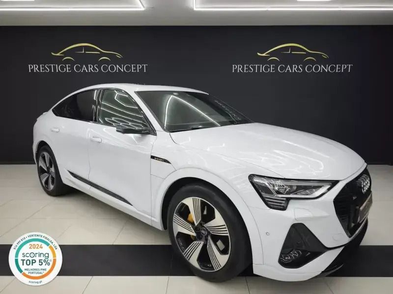 Branco glaciar Usado 2020 Audi e-tron Sportback S-Line SUV | € 52.950 - Imagem 1/4