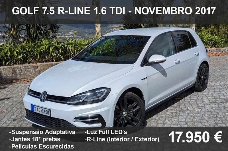 Cinzento Usado 2017 VW Golf VII Citadino | € 17.950 (Preço justo) - Imagem 1/4