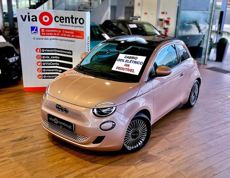 Rosa Usado 2024 Fiat 500e Icon Cabrios | € 23.900 (Bom preço) - Imagem 1/4