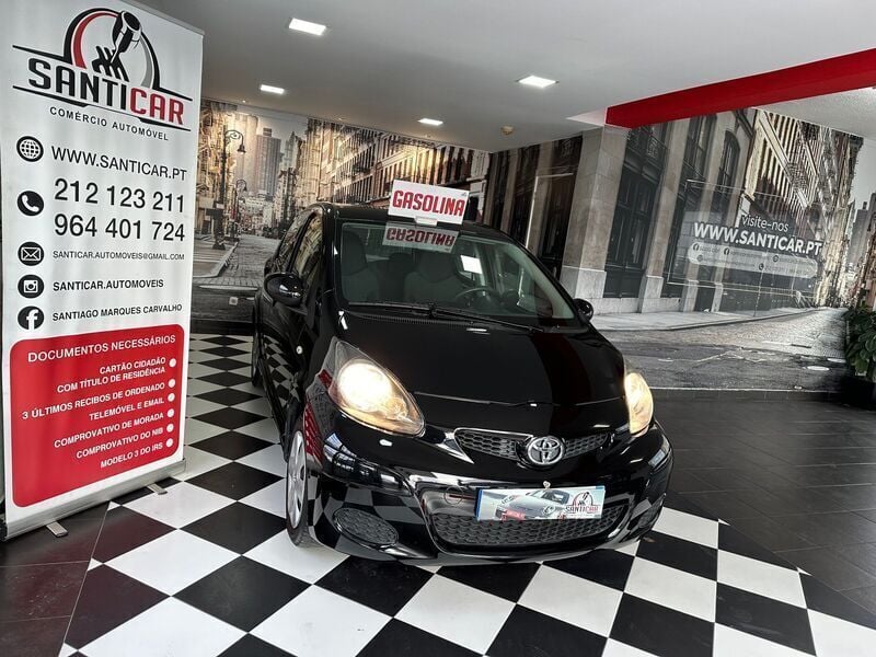 Preto Usado 2009 Toyota Aygo Sport Citadino | € 5.990 (Bom preço) - Imagem 1/4