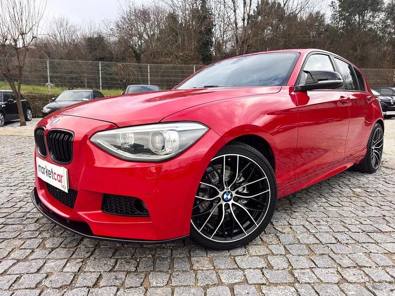 Vermelho Usado 2014 BMW 116 Efficient Dynamics Citadino | € 15.800 - Imagem 1/4