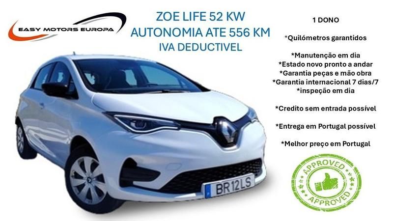 Branco Usado 2020 Renault Zoe Citadino | € 13.990 (Bom preço) - Imagem 1/4