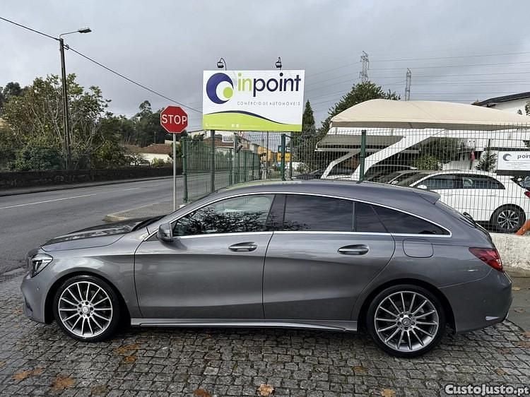 Cinza Usado 2017 Mercedes CLA200 Shooting Brake AMG line Carrinha | € 23.850 (Preço justo) - Imagem 1/1