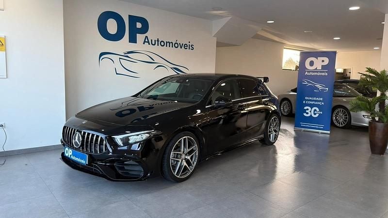 Preto Usado 2019 Mercedes A180 AMG line Sedan | € 21.950 (Bom preço) - Imagem 1/4