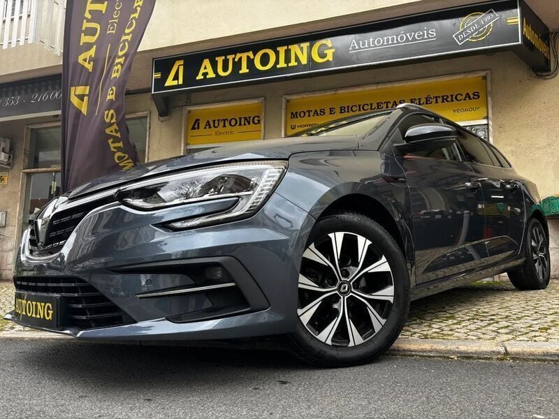 Cinza Usado 2021 Renault Mégane GrandTour LIMITED Carrinha | € 18.980 (Preço justo) - Imagem 1/4