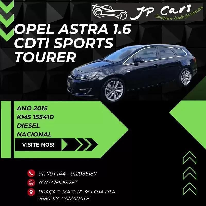 Usado Opel Astra Dynamic 136 HP (100 kW) 2015 Preto Carrinha