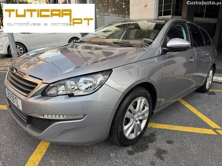 Cinza Usado 2015 Peugeot 308 Active Carrinha | € 10.500 (Preço justo) - Imagem 1/1