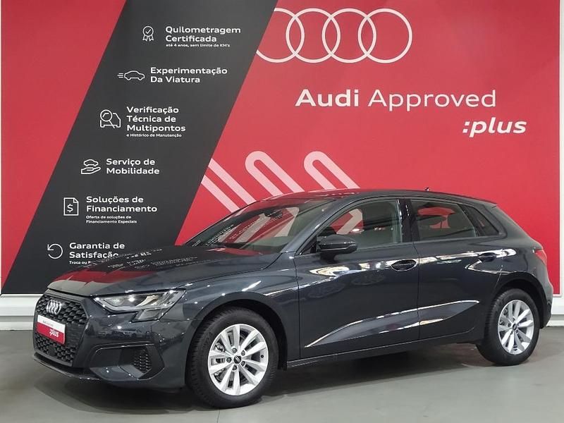 Cinzento escuro metalizado Usado 2021 Audi A3 | € 24.790 (Preço justo) - Imagem 1/4