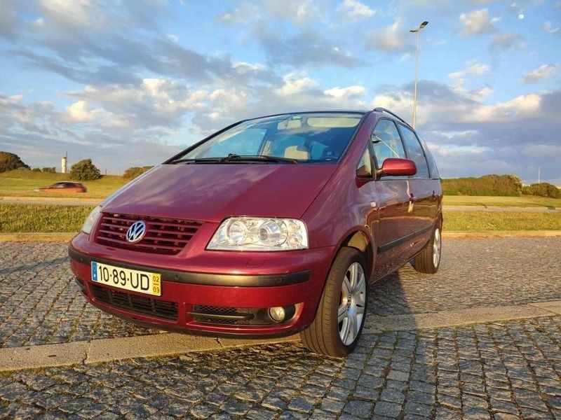 Vermelho Usado 2002 VW Sharan Monovolume | € 6.500 - Imagem 1/4