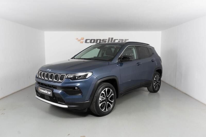 Azul Usado 2022 Jeep Compass Limited SUV | € 25.980 (Bom preço) - Imagem 1/4