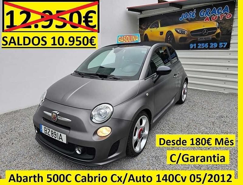 Cinzento Usado 2012 Abarth 500 Citadino | € 10.950 - Imagem 1/4