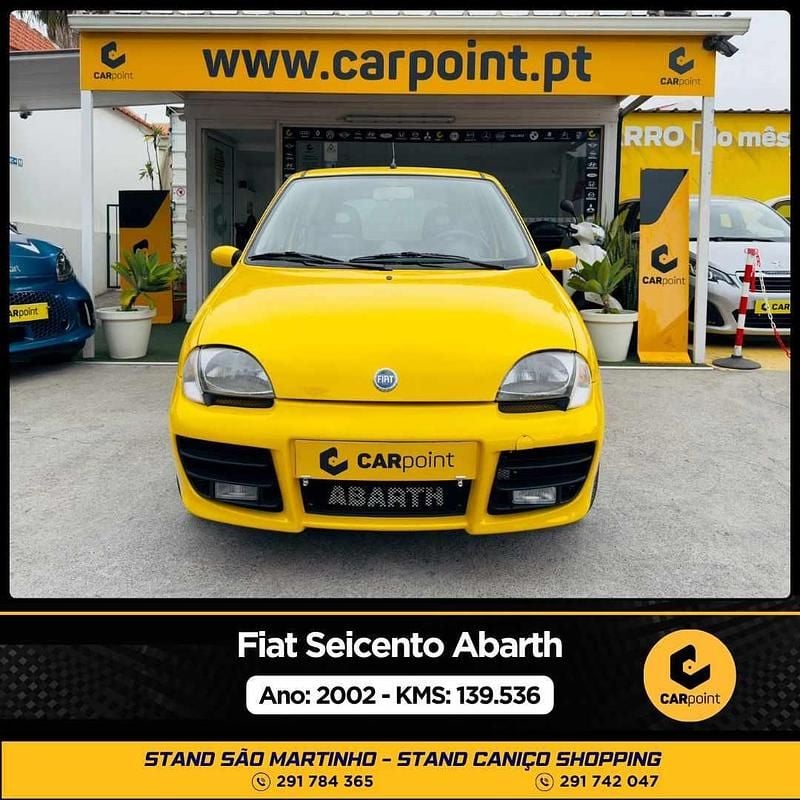 Amarelo Usado 2002 Fiat Seicento Abarth Citadino | € 5.900 - Imagem 1/4