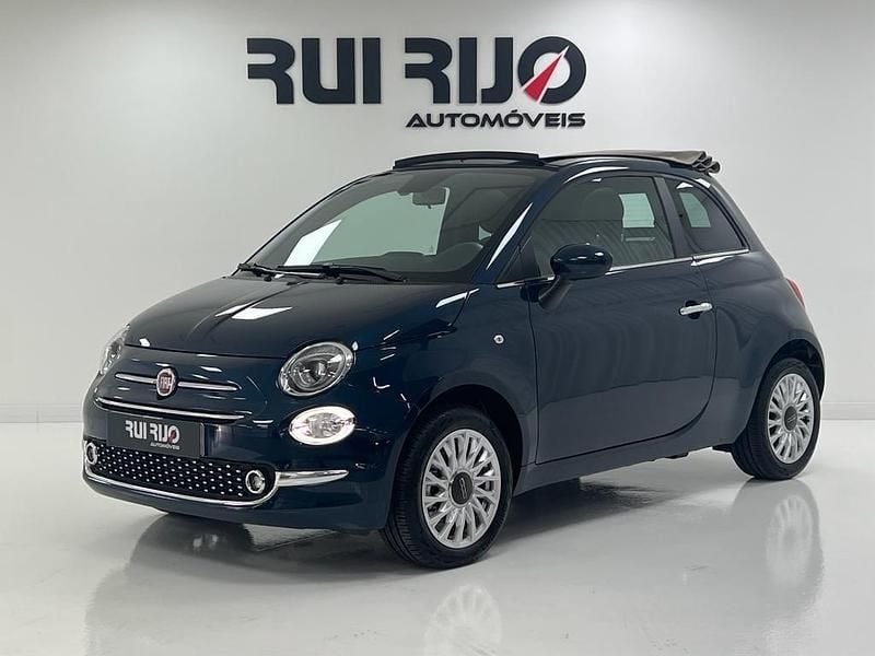 Azul Usado 2022 Fiat 500C Dolcevita Cabrios | € 13.900 (Preço justo) - Imagem 1/4