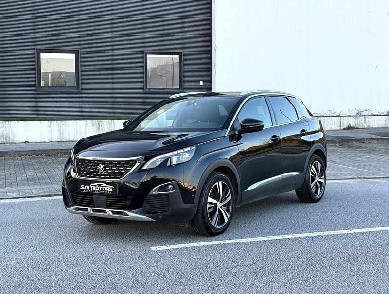 Usado Peugeot 3008 130 HP (95 kW) 2019 Preto SUV