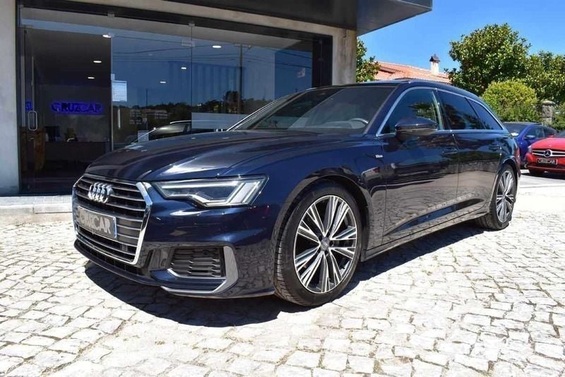 Azul Usado 2019 Audi A6 Sport Carrinha | € 40.999 (Caro) - Imagem 1/4
