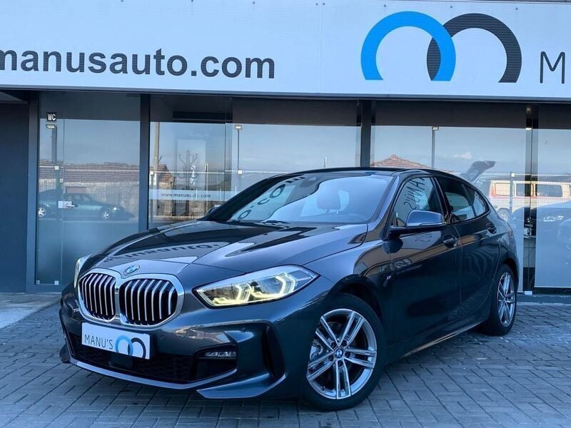 Cinzento (metalizado) Usado 2019 BMW 116 Citadino | € 21.990 (Preço elevado) - Imagem 1/4