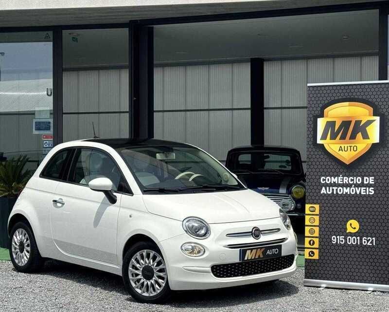 Branco Usado 2019 Fiat 500 Lounge Citadino | € 11.900 (Preço justo) - Imagem 1/4