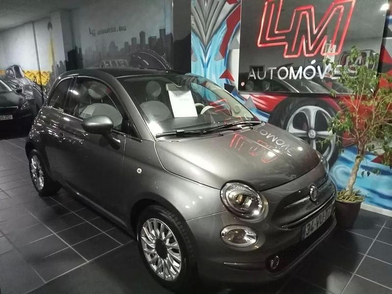 Cinzento Usado 2018 Fiat 500 Lounge Citadino | € 10.450 (Preço justo) - Imagem 1/4