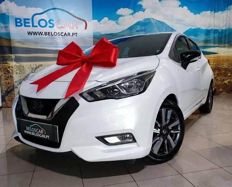 Usado Nissan Micra Acenta 90 HP (66 kW) 2017 Branco Citadino