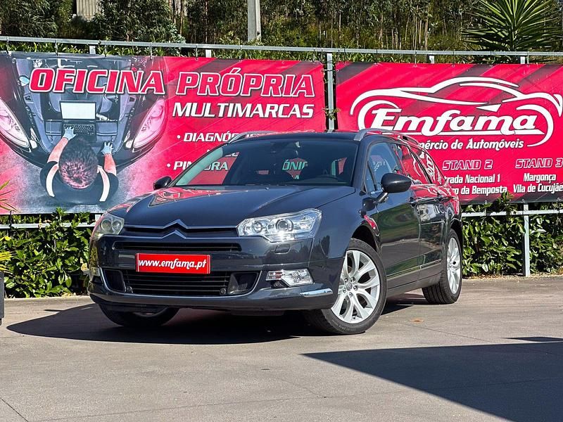 Cinza Usado 2009 Citroën C5 Exclusive Carrinha | € 7.950 (Preço elevado) - Imagem 1/4