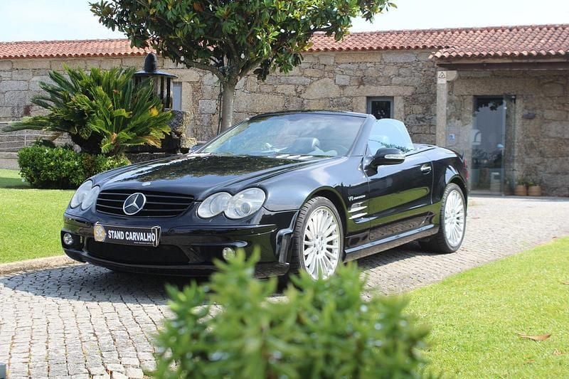 Preto Usado 2002 Mercedes SL55 AMG AMG Cabrios | € 42.500 - Imagem 1/4