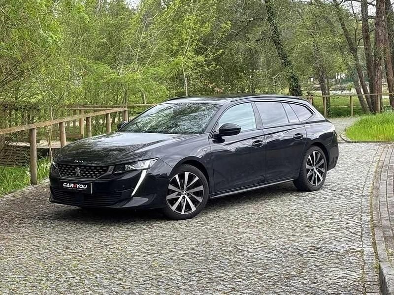 Preto Usado 2020 Peugeot 508 GT-line Carrinha | € 18.990 (Bom preço) - Imagem 1/4