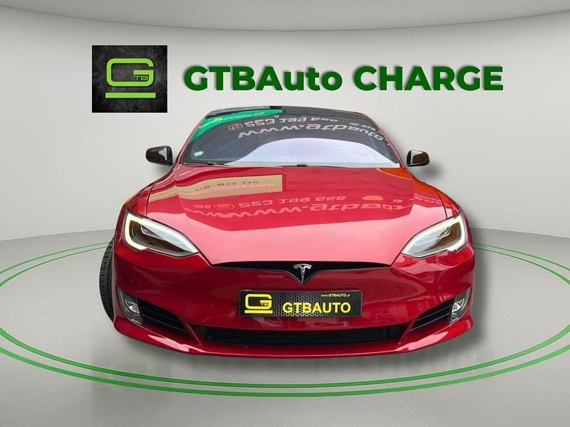 Vermelho Usado 2018 Tesla Model S Citadino | € 35.900 - Imagem 1/4