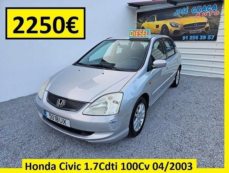 Cinzento Usado 2003 Honda Civic | € 2.250 (Super Preço) - Imagem 1/4