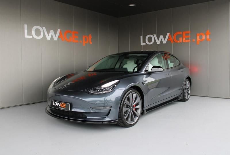 Usado Tesla Model 3 377 kW (513 HP) 2020 Cinzento Sedan