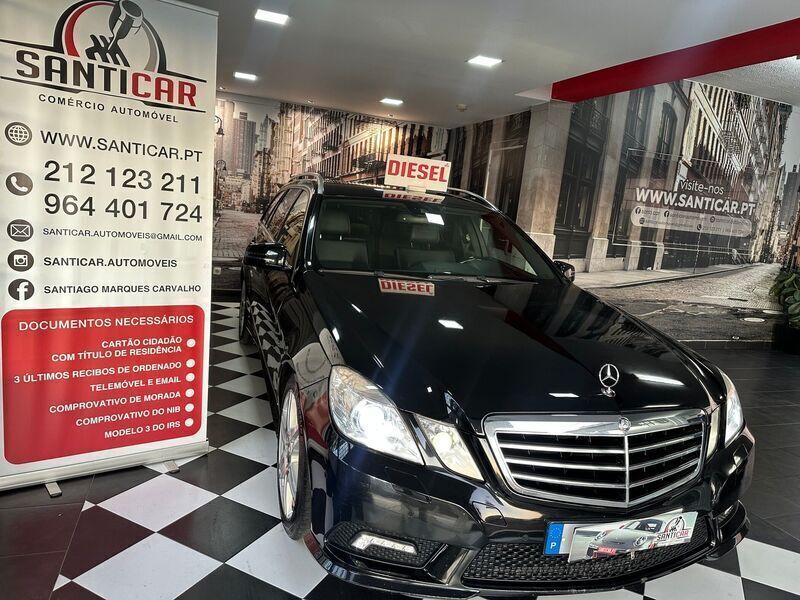Preto Usado 2012 Mercedes E250 Avantgarde Carrinha | € 16.490 - Imagem 1/4